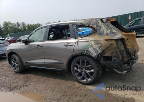 2022 Acura Mdx A-Spec z USA, uszkodzony, nr VIN 5J8YE1H04NL019317